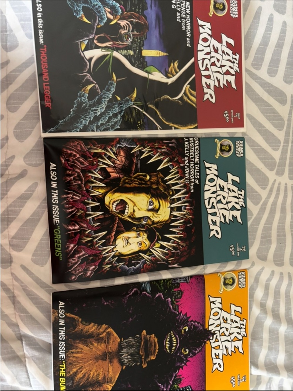 The Lake Erie monster Comic Collection - Multicolor Covers